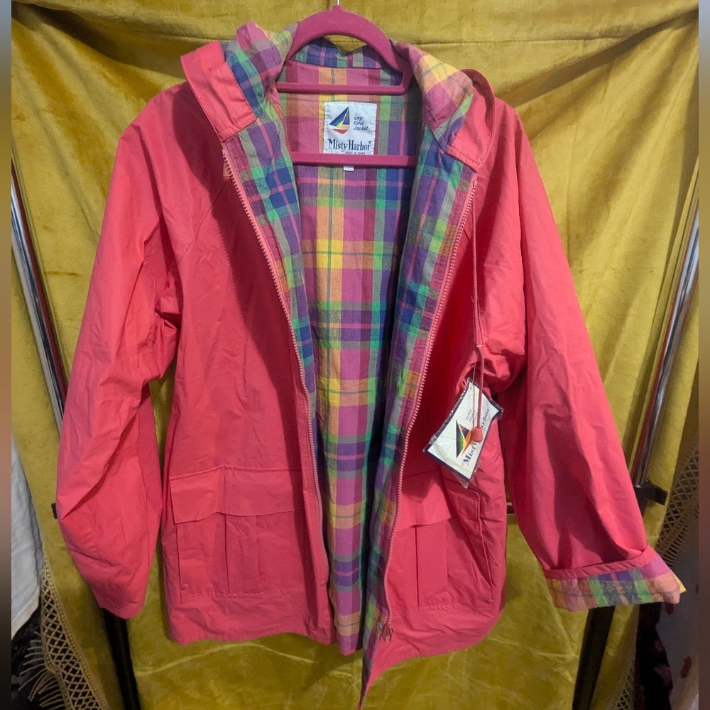 NWT Deadstock Vintage Misty Harbor 'Any Time Jacket' Women's M Waterproof